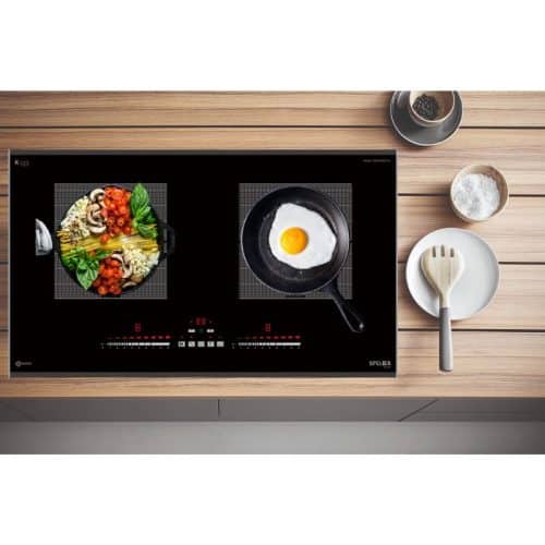 Ảnh thực tế BẾP TỪ ĐÔI SPM 828I PRO