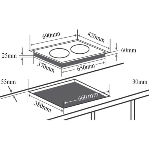 kich thuoc bep tu doi chefs eh dih208