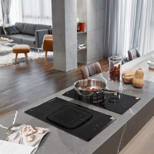 Mặt kính bếp từ đôi domino Malloca MDI 302