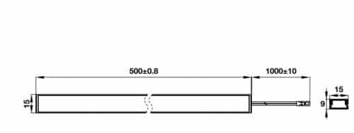 Đèn led thanh Stella kết hợp cảm biến chỉnh sáng Cucina 833.01.406